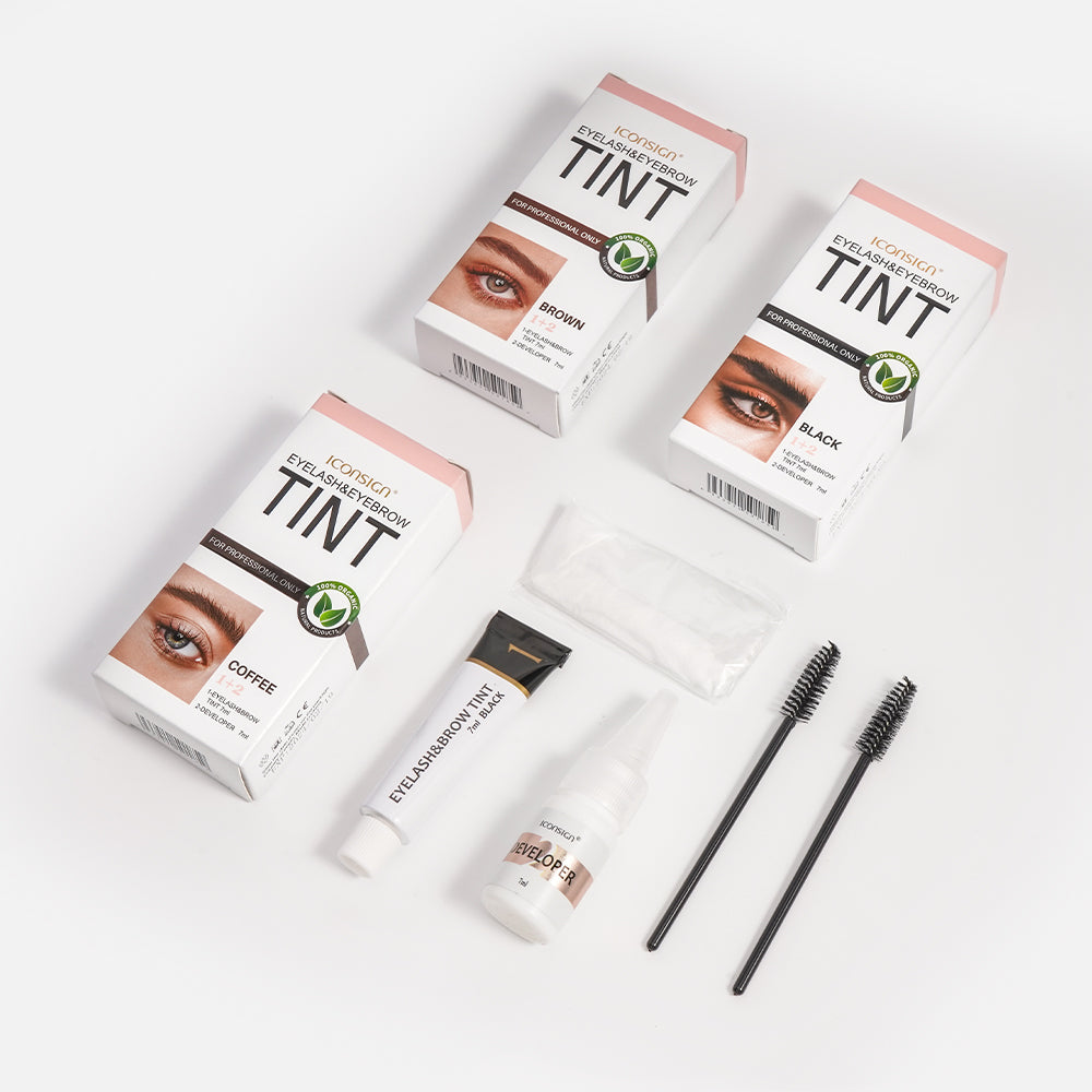 ICONSIGN Eyelash Eyebrow Dye Tint Kit Brow Lamination Mascara Lift Tinting Tattoo Dye Eyes Makeup Tools ICONSIGN Eyelash Eyebrow Dye Tint Kit Brow Lamination Mascara Lift Tinting Tattoo Dye Eyes Makeup Tools